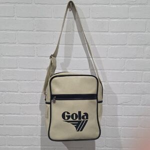 Gola Men's Cream and Black Messenger Bag